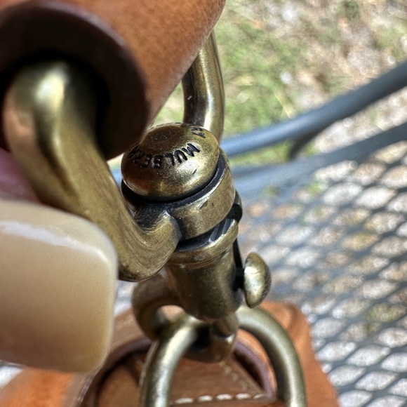 Mulberry Woman’s Bag Leather Brown Crossbody Pockets Zip - Picture 6 of 16